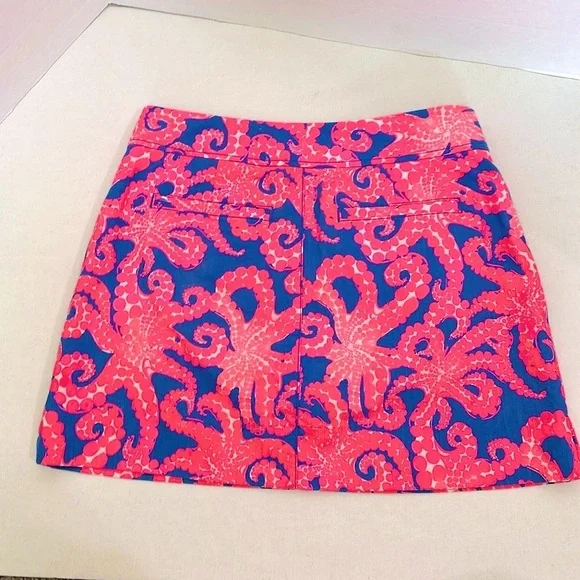 LILLY PULITZER Nicki Skort Ikat Blue Ocean Small NEW Sz 2 RARE!